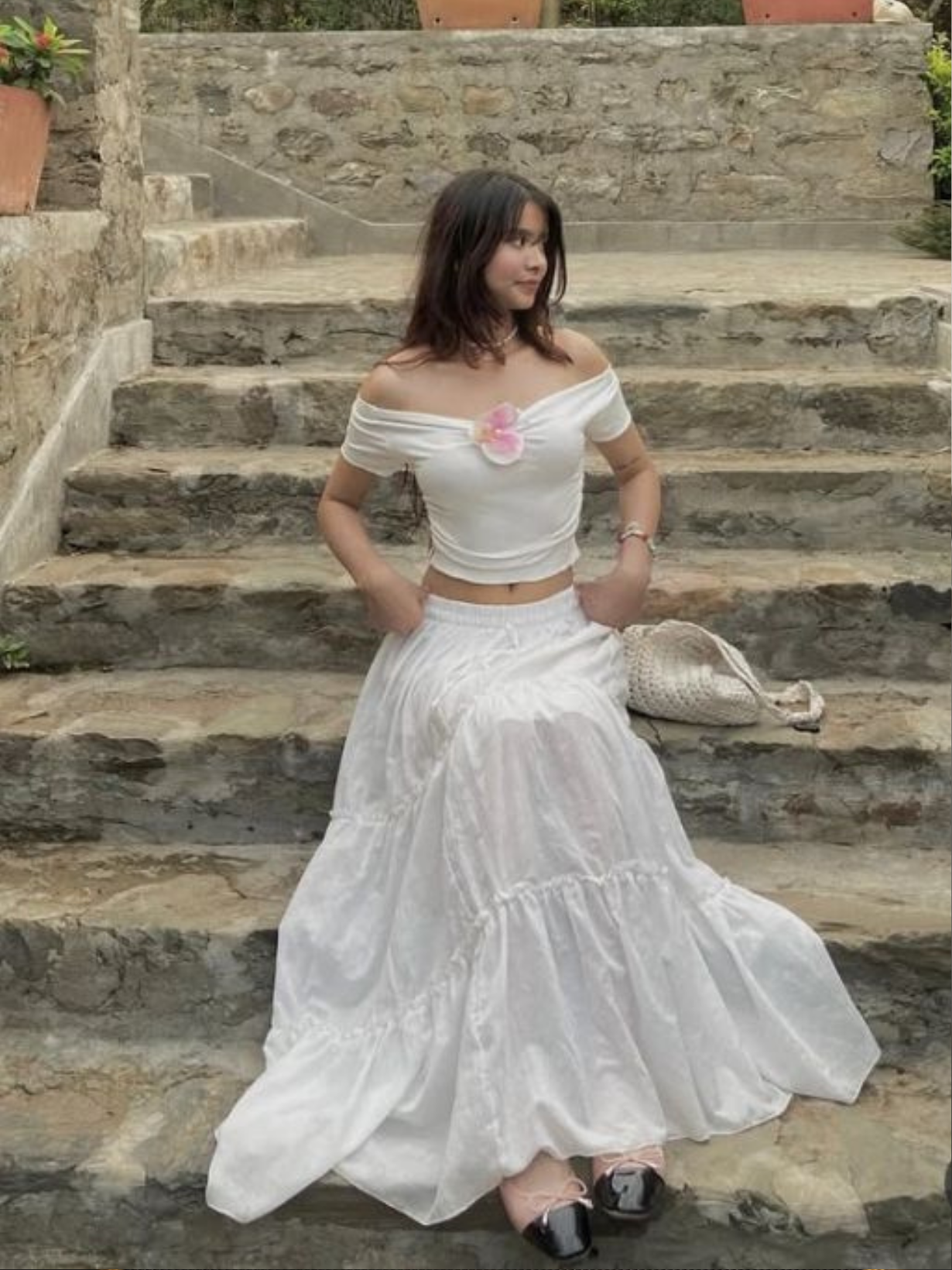 Pure Veil Long Skirt