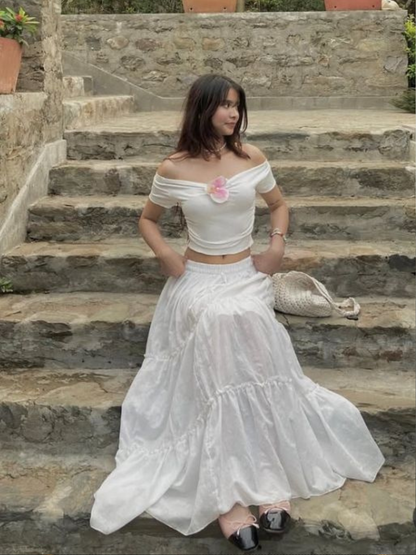 Pure Veil Long Skirt