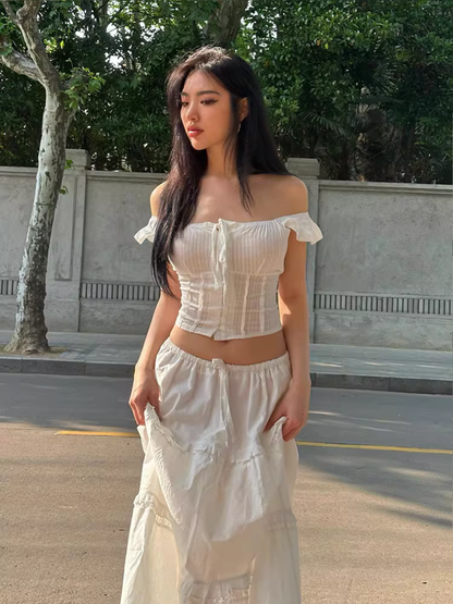 Pure Veil Long Skirt