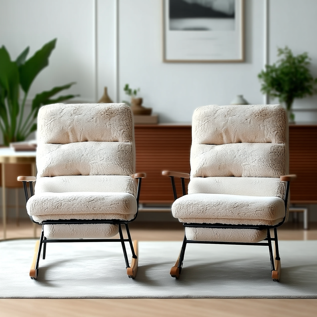 Boucle Rocking Chair
