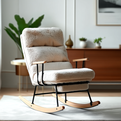Boucle Rocking Chair